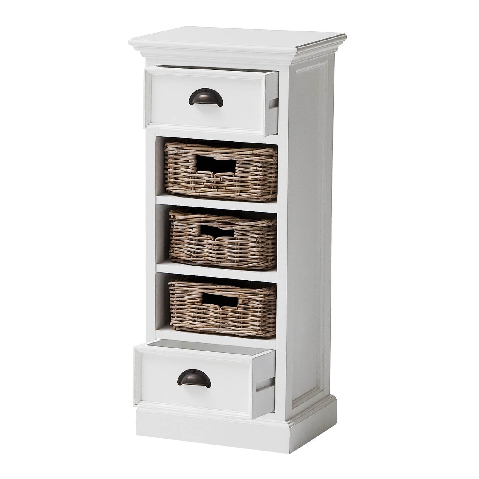 Iconic Storage Tower 2 Drawers 3 Baskets 132cms