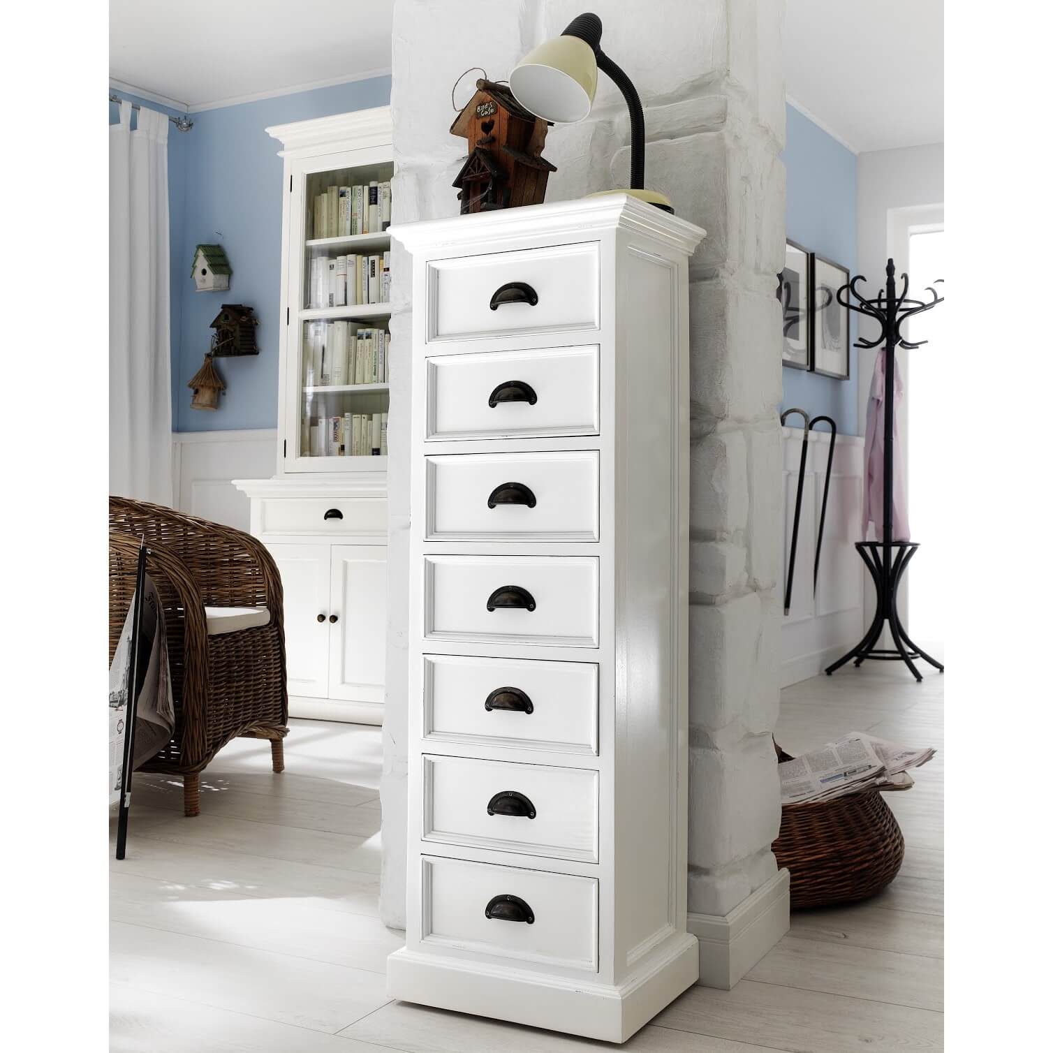 Iconic Storage Tower Cabinet 7 Drawers