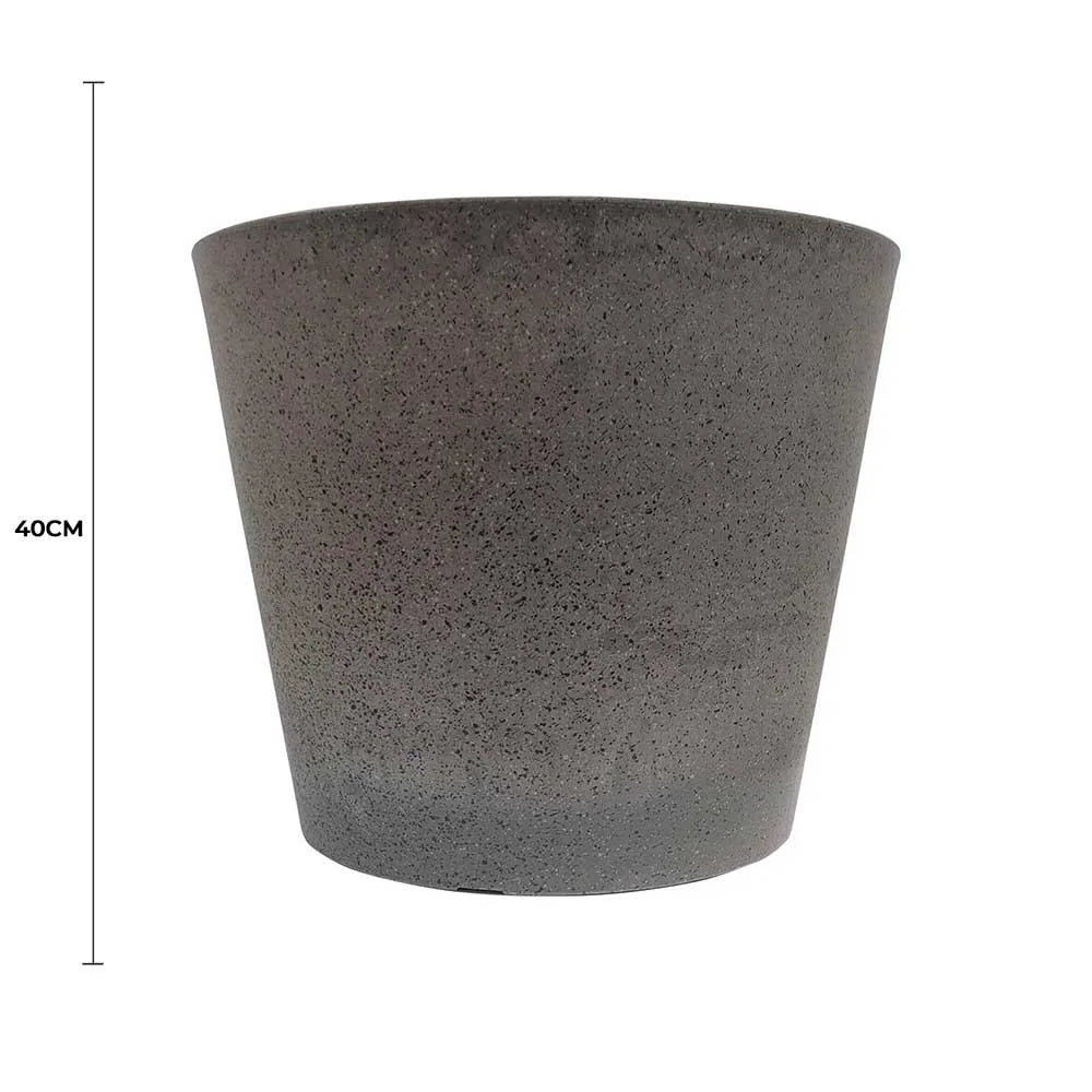 Imitation Stone Grey Pot 40cms