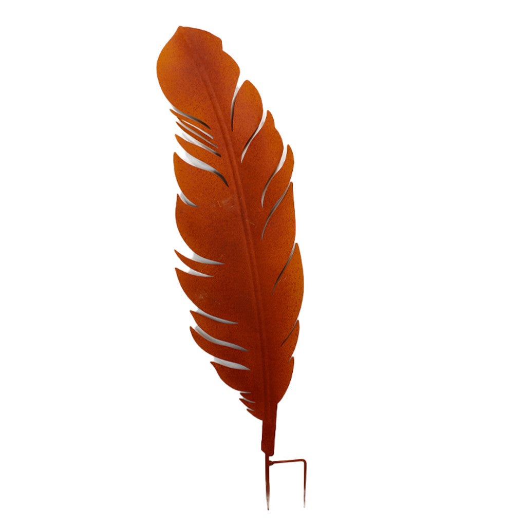 Immense Metal Feather Ground Stake - Large