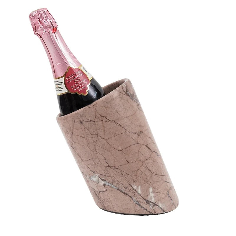 Inclined Handmade Marble Wine Bottle Cooler (Available in 4 Colors)