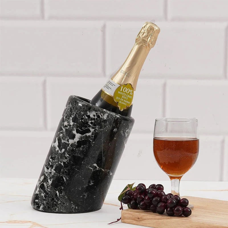 Inclined Handmade Marble Wine Bottle Cooler (Available in 4 Colors)