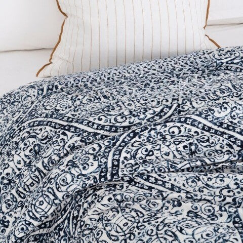 Indian Handmade Brocade Design Doona King Size