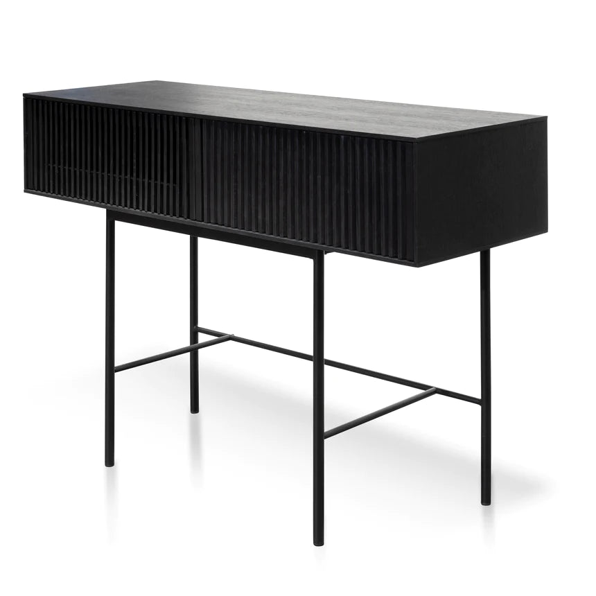 Industrial Chic Console Table 120cms - Black