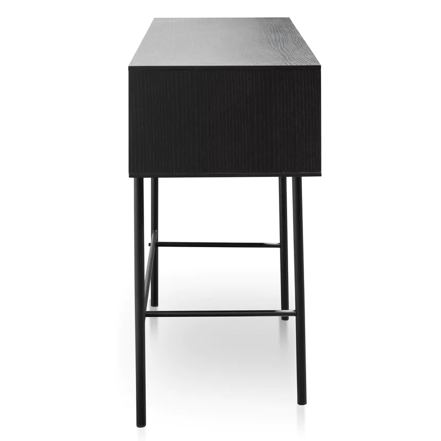 Industrial Chic Console Table 120cms - Black