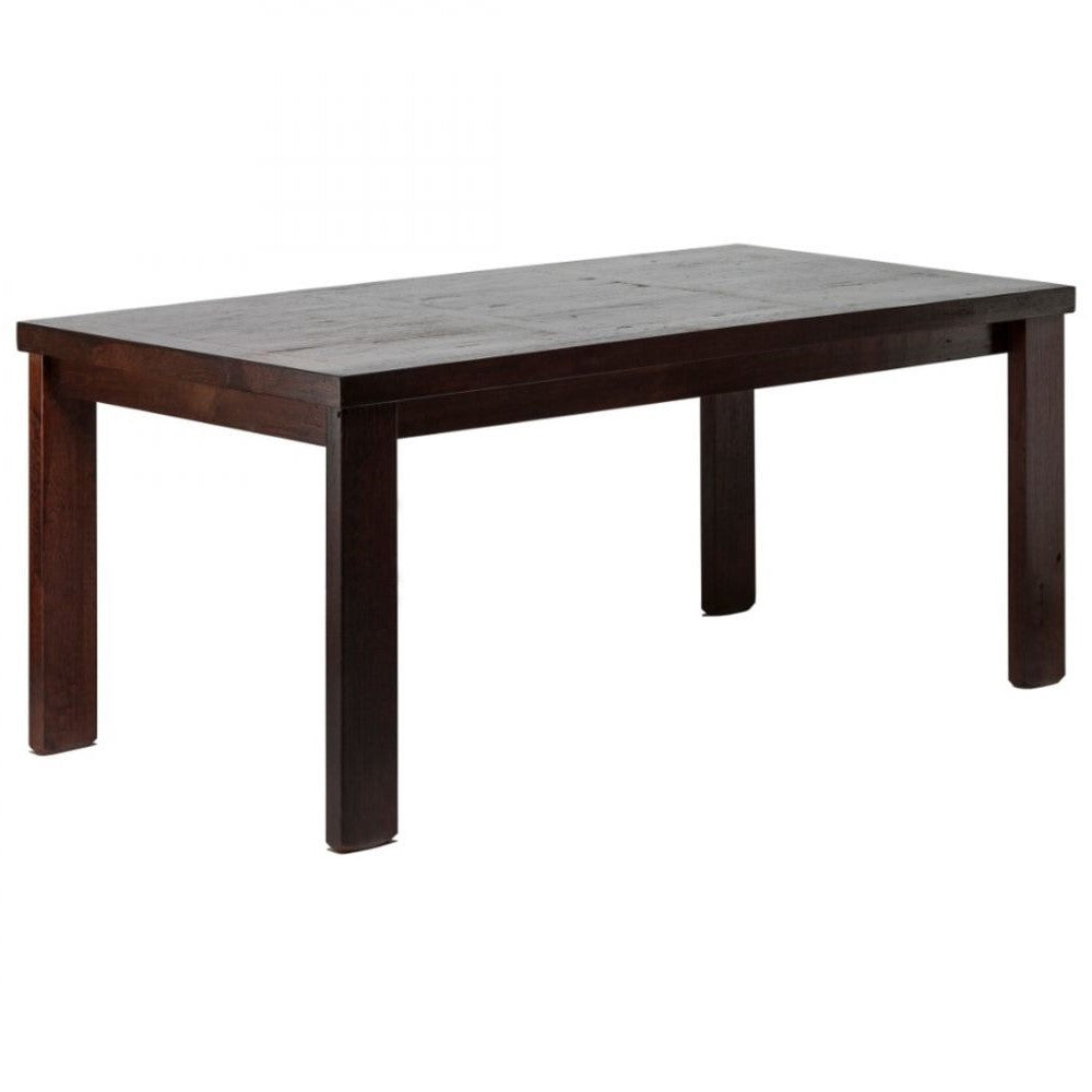 Industrial Reclaimed Wooden Dining Table 1.8M - Walnut Finish