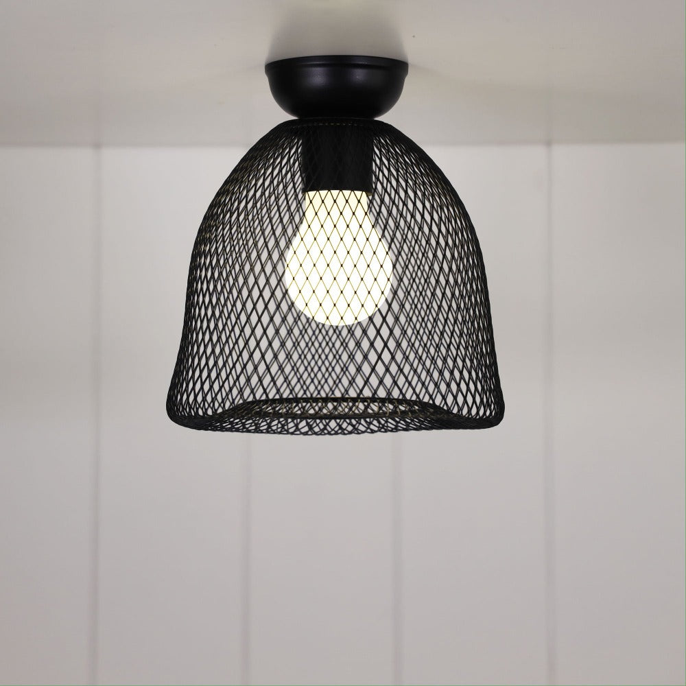 Industrial Style DIY Shade Ceiling Light (Available in 2 Colors)