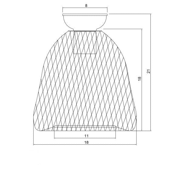 Industrial Style DIY Shade Ceiling Light (Available in 2 Colors)