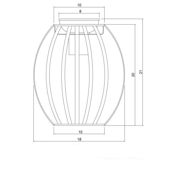 Industrial Style Mesh Body Wall Light (Available in 2 Colors)