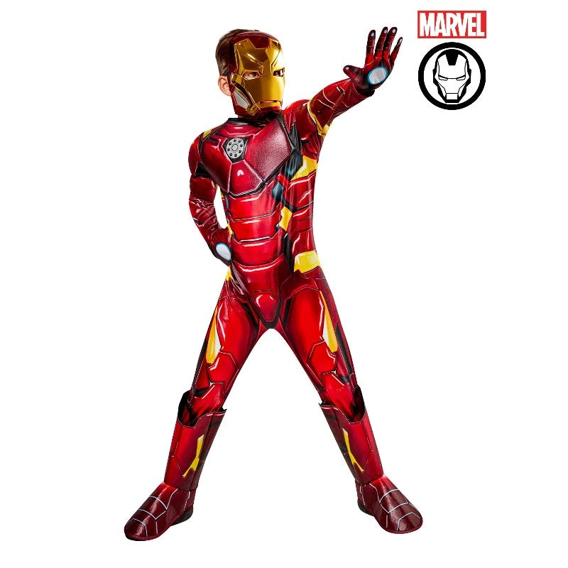 Iron Man Premium Boy's Costumes (Available in 3 Sizes)