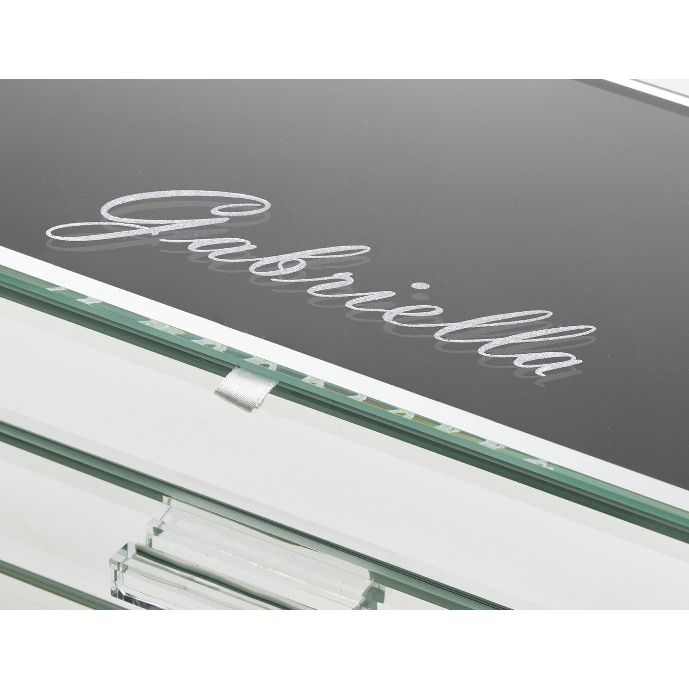 Personalised Isabella 3 Tiers Jewellery Box Extra Large Mirror