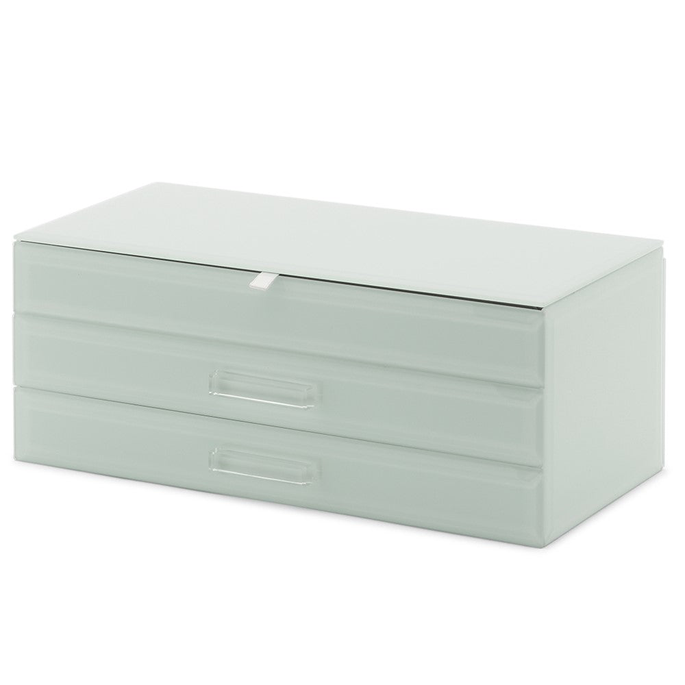 Personalised Isabella 3 Tiers Jewellery Box Large Mint