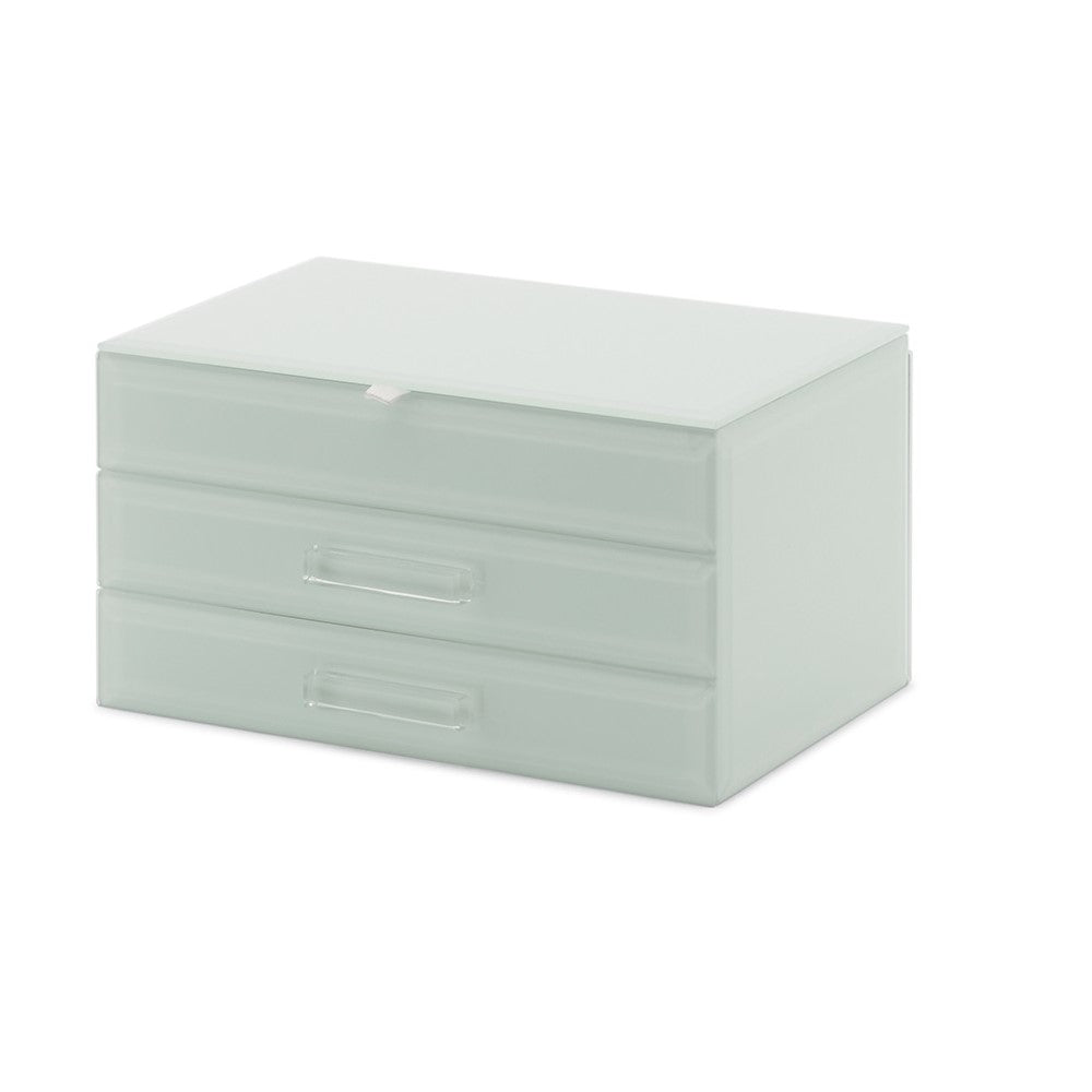 Personalised Isabella 3 Tiers Jewellery Box Medium Mint