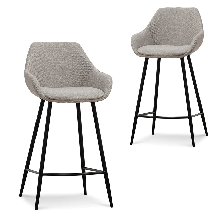 Island Escape Bar Stool - Beige (Set of 2)