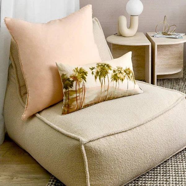 Isle of Paradise Lumbar Double-Sided Pattern Cushion - 50x30cms