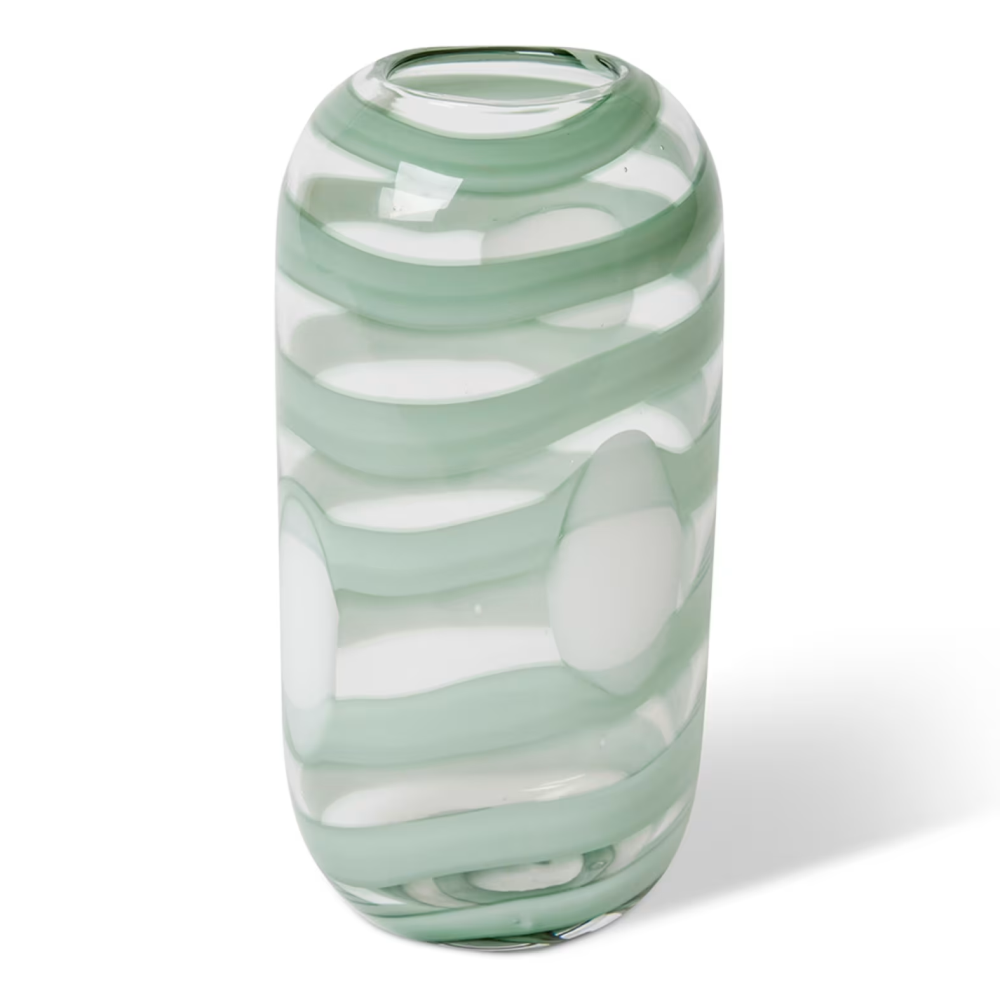 Italian Cylinder Design Glass Belle Vase