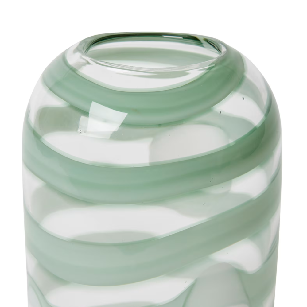 Italian Cylinder Design Glass Belle Vase