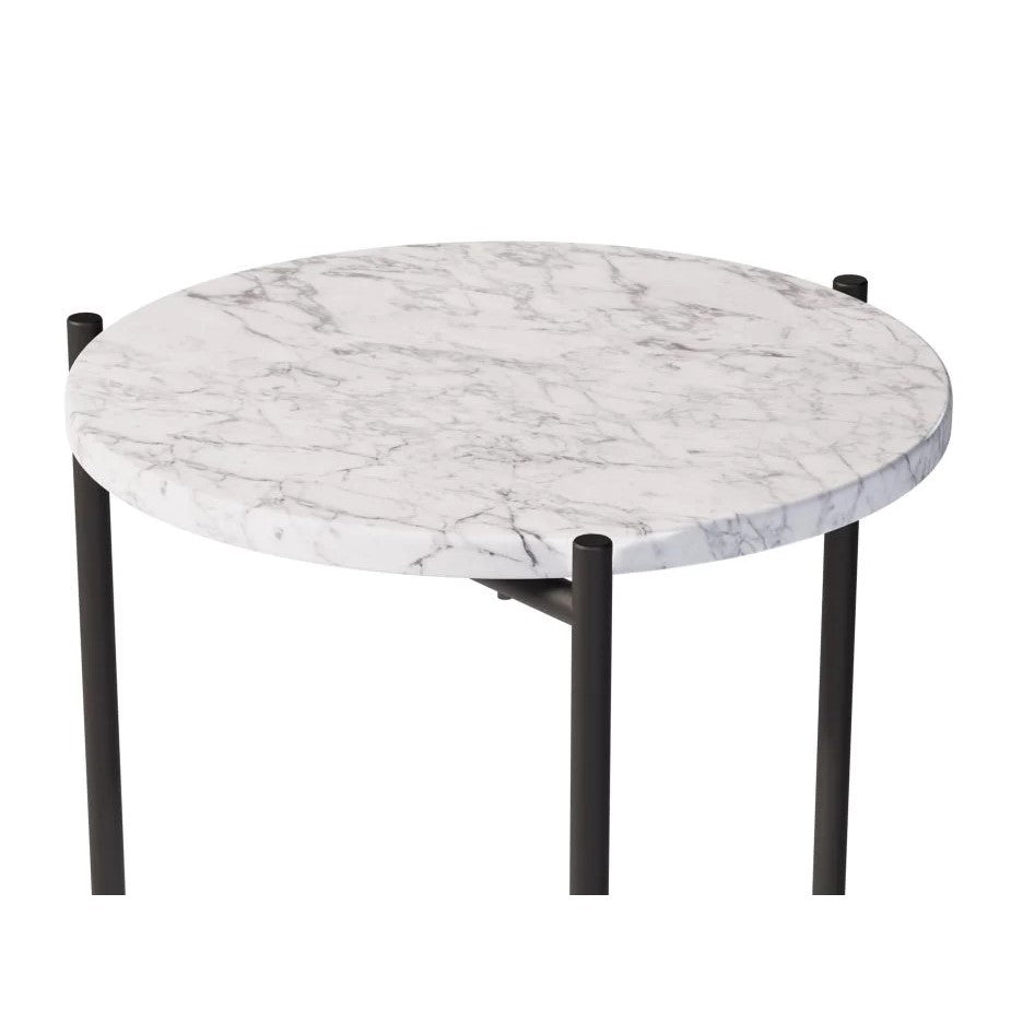 Italian Designer Marble Top Coffee Table 38cms (Available in 3 Colors)