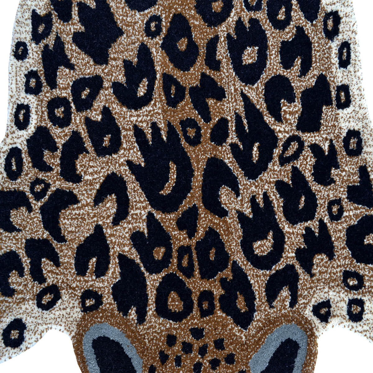 Jungle Leopard Kids Woolen Rug