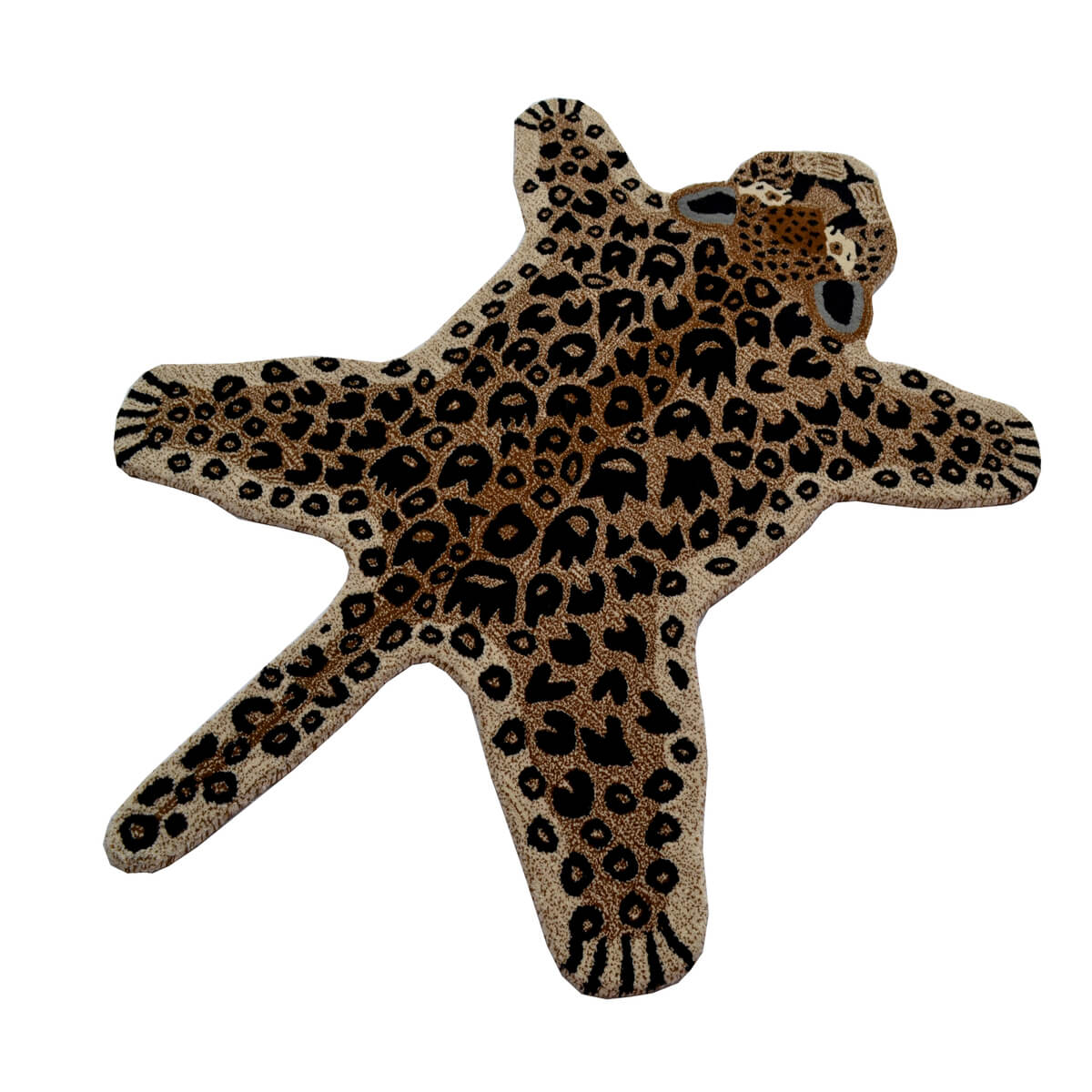 Jungle Leopard Kids Woolen Rug