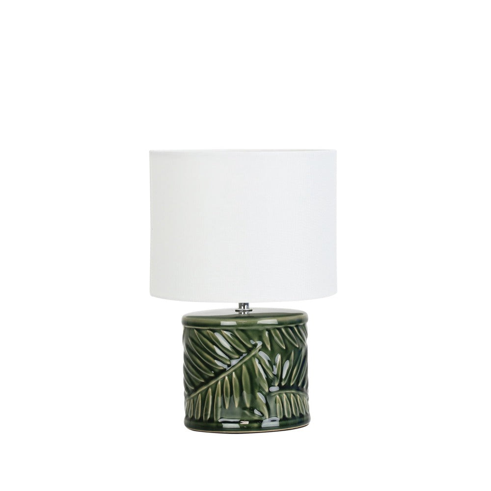 Kai Green Textured Ceramic Table Lamp