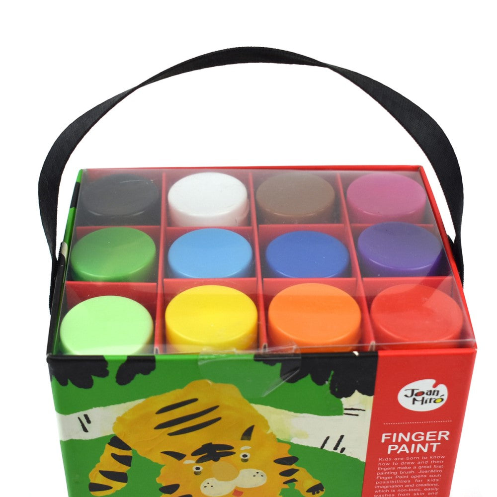 Kids 12 Colours Finger Paint Kit