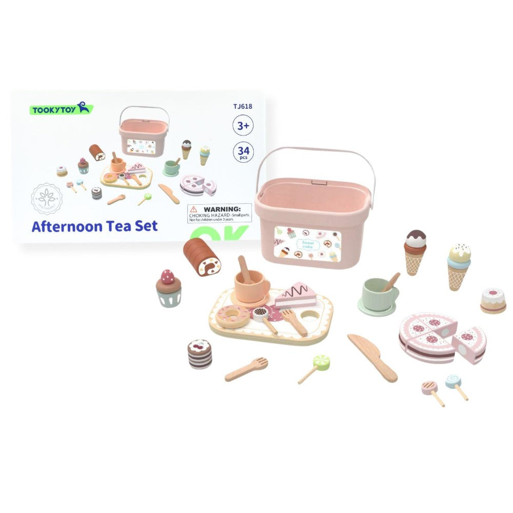 Kids Afternoon Tea Playset In A Bucket