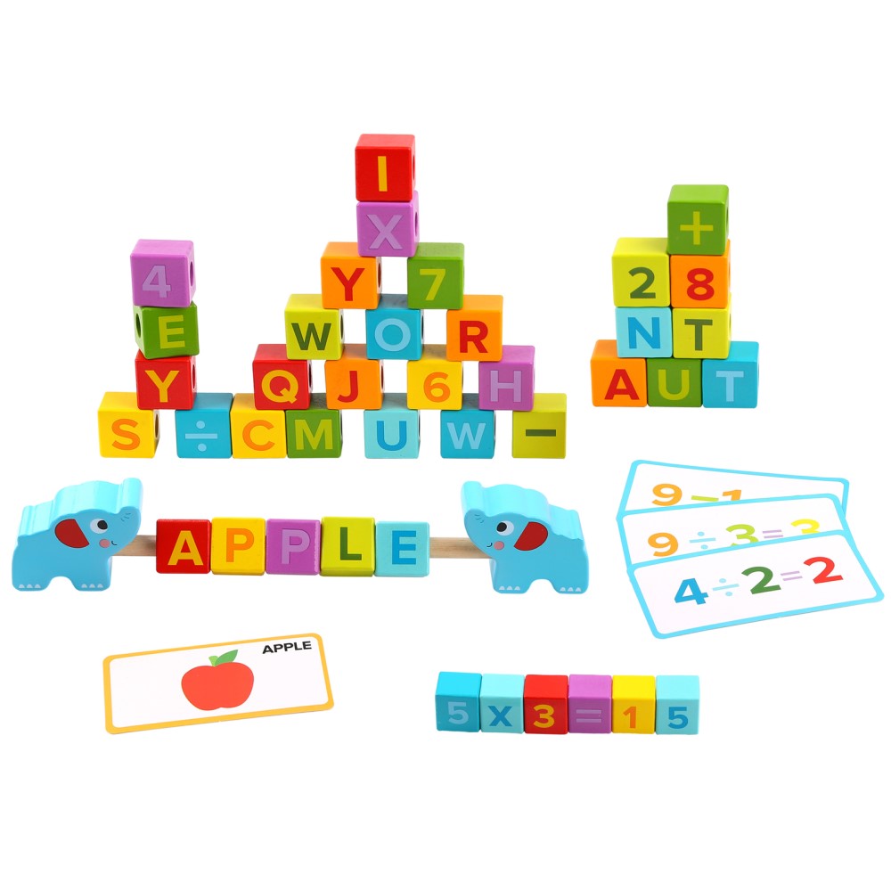 Kids Alphabets & Numbers Block Learning Puzzle Game