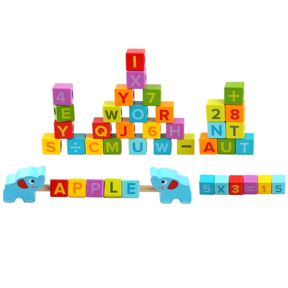 Kids Alphabets & Numbers Block Learning Puzzle Game