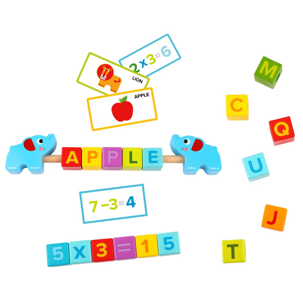 Kids Alphabets & Numbers Block Learning Puzzle Game