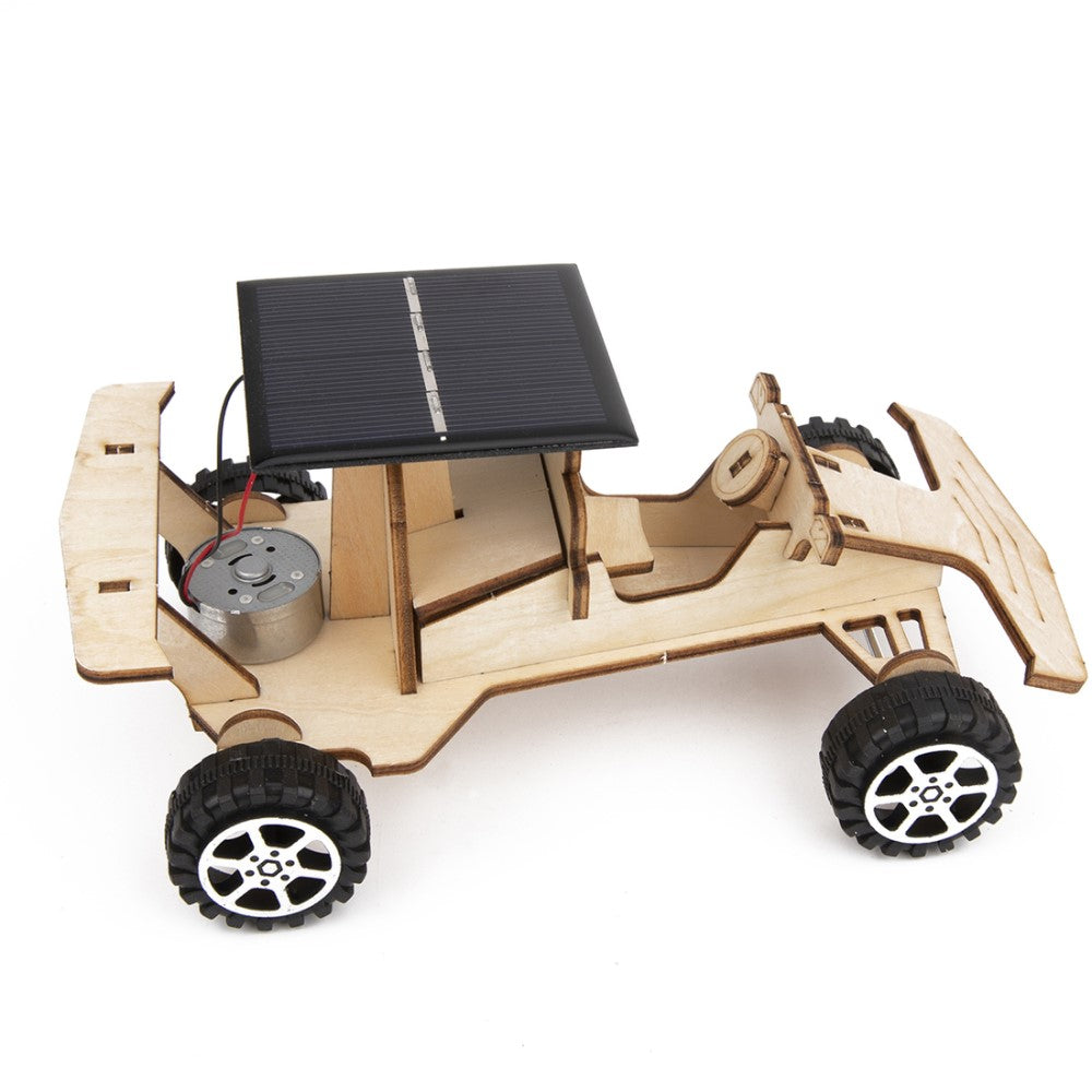 Kids DIY Solar Powered Wooden Racing Car Kit