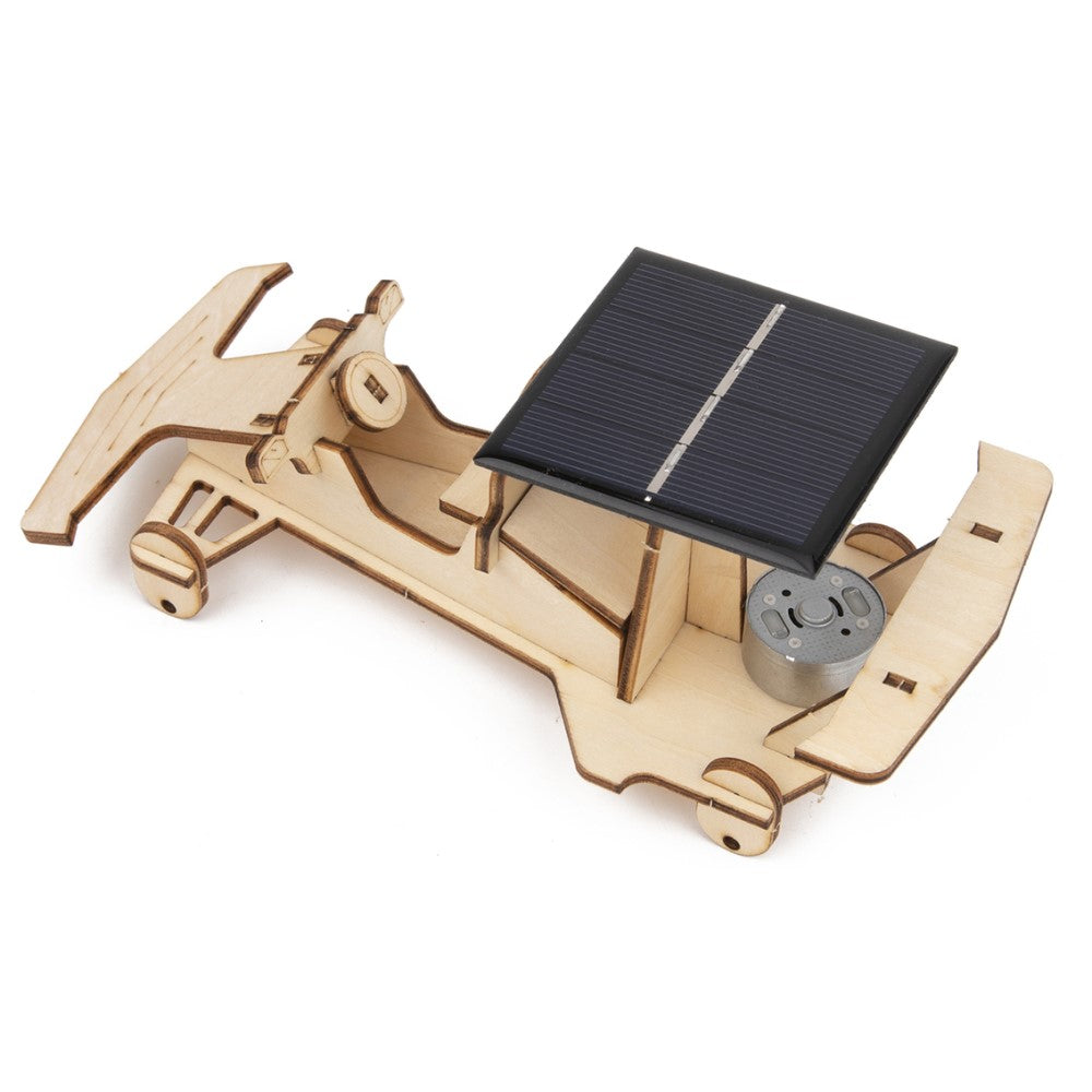 Kids DIY Solar Powered Wooden Racing Car Kit