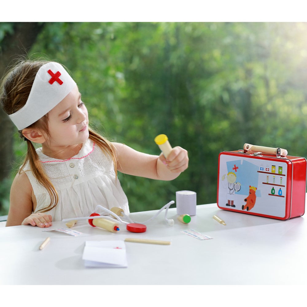 Kids Doctor Play Set in Tin Case