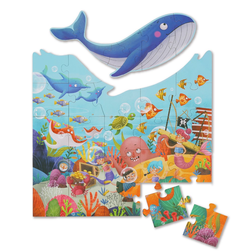 Kids Marine Life Jigsaw Floor Puzzle 30PCS