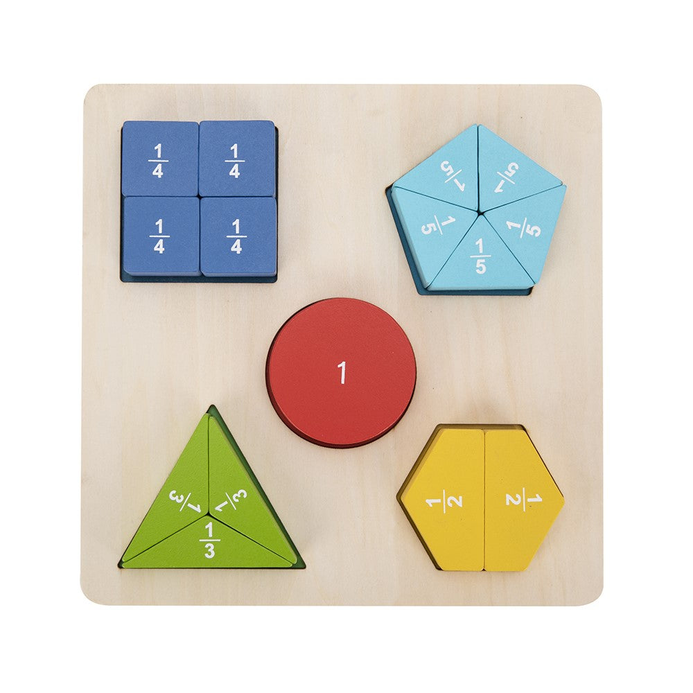 Kids Math Fraction Learning Puzzle