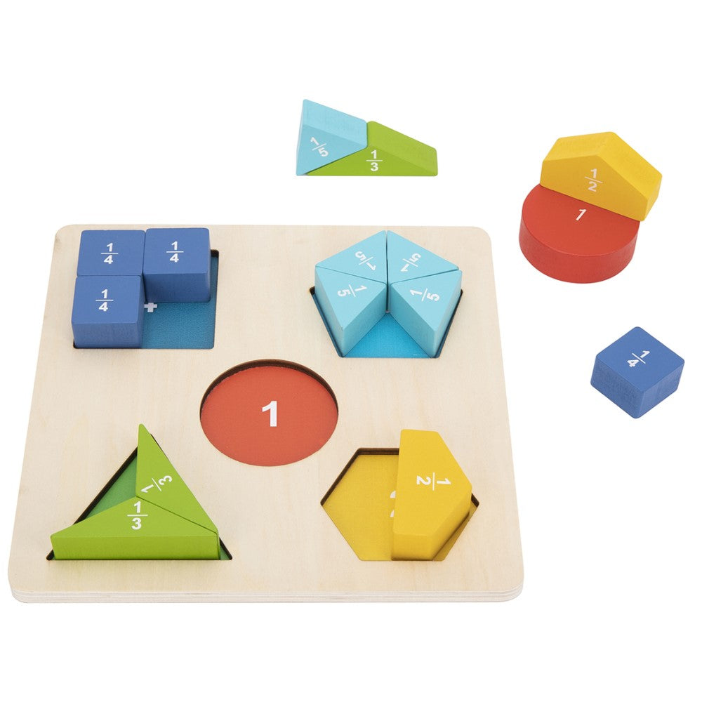 Kids Math Fraction Learning Puzzle