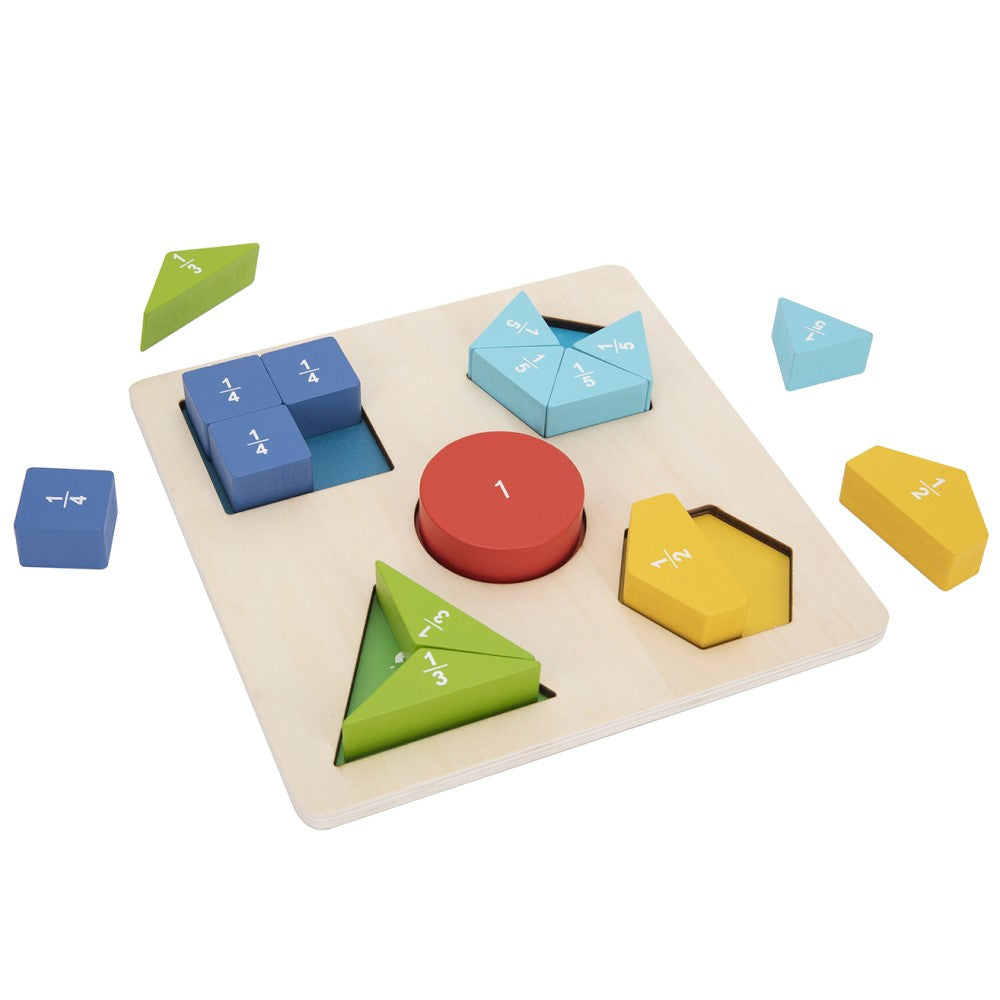 Kids Math Fraction Learning Puzzle