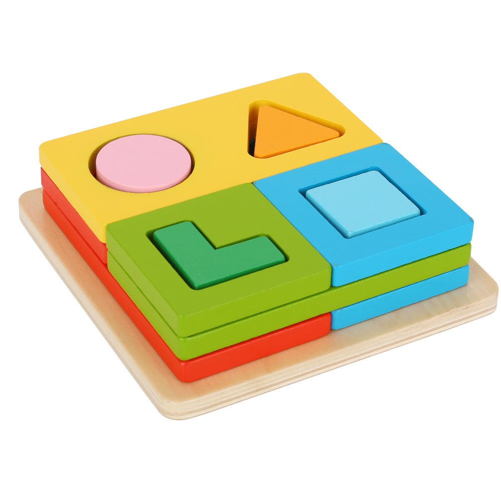 Kids Multi Shape Sorter Tile Game