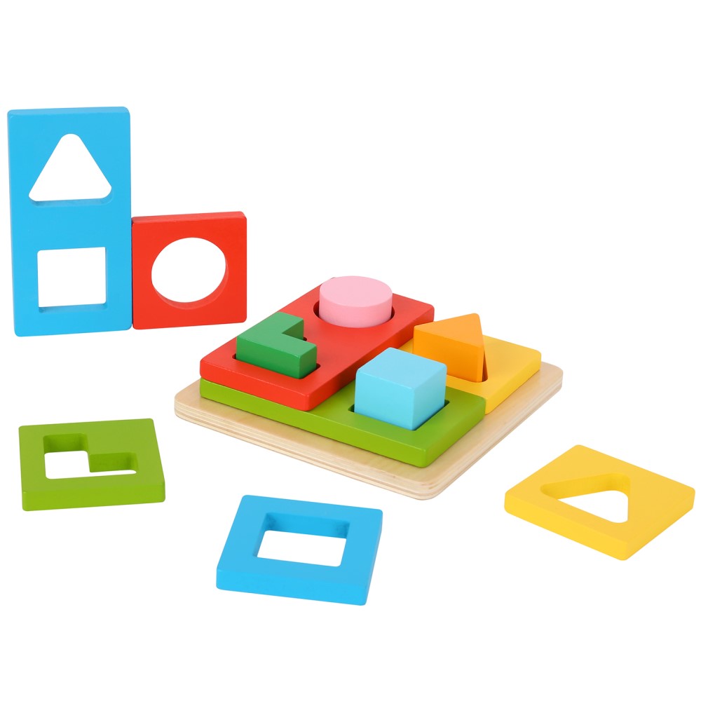 Kids Multi Shape Sorter Tile Game