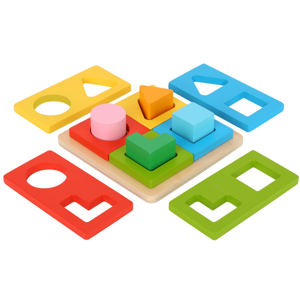 Kids Multi Shape Sorter Tile Game