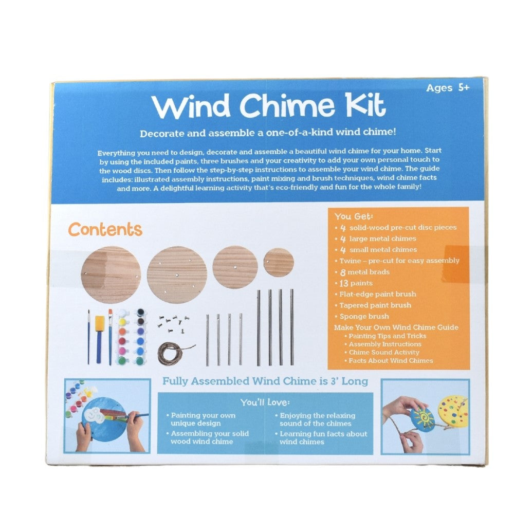 Kids Paint Your Own Wind Chime Craft Kit