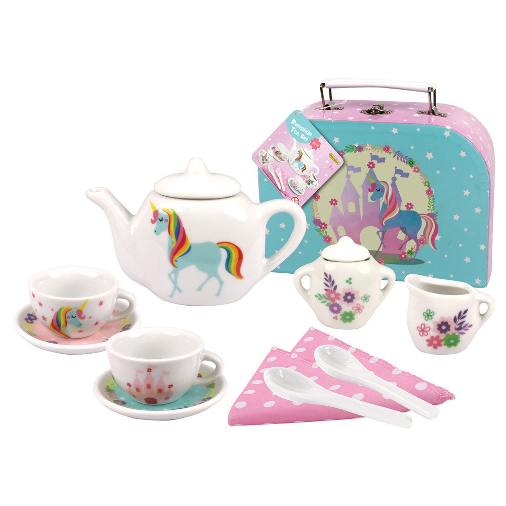 Kids Porcelain Unicorn Tea Set 13 Pcs