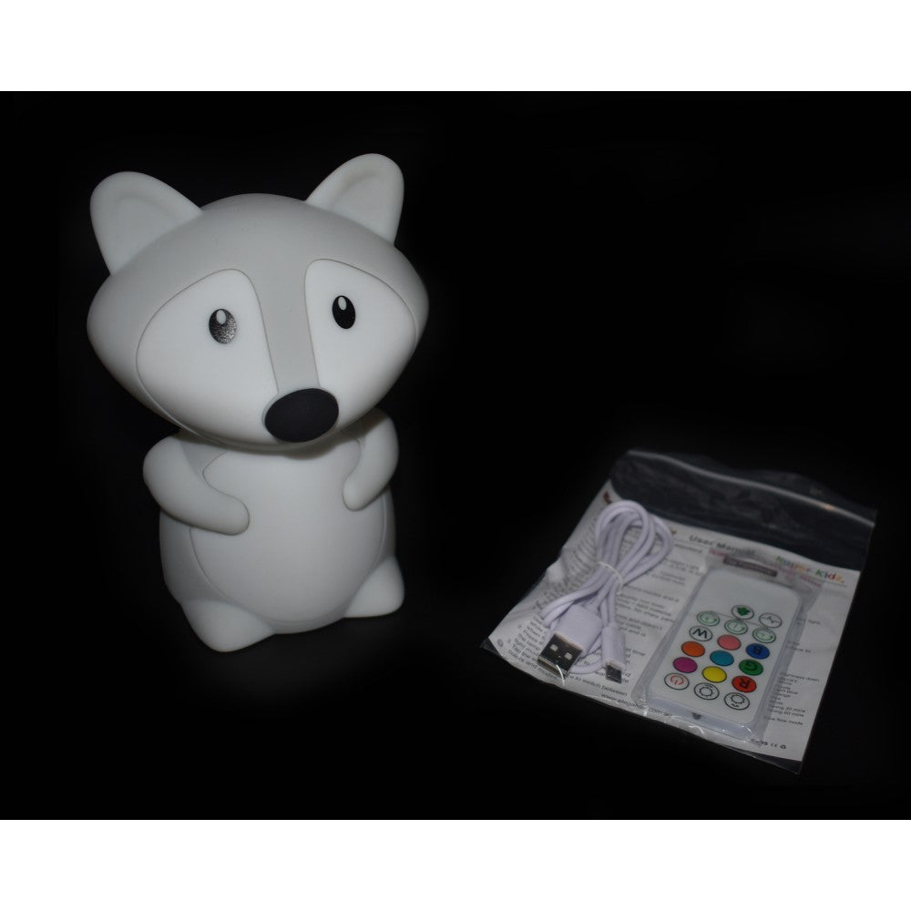 Kids Rechargeable Night Light With Remote Ginger the Fox