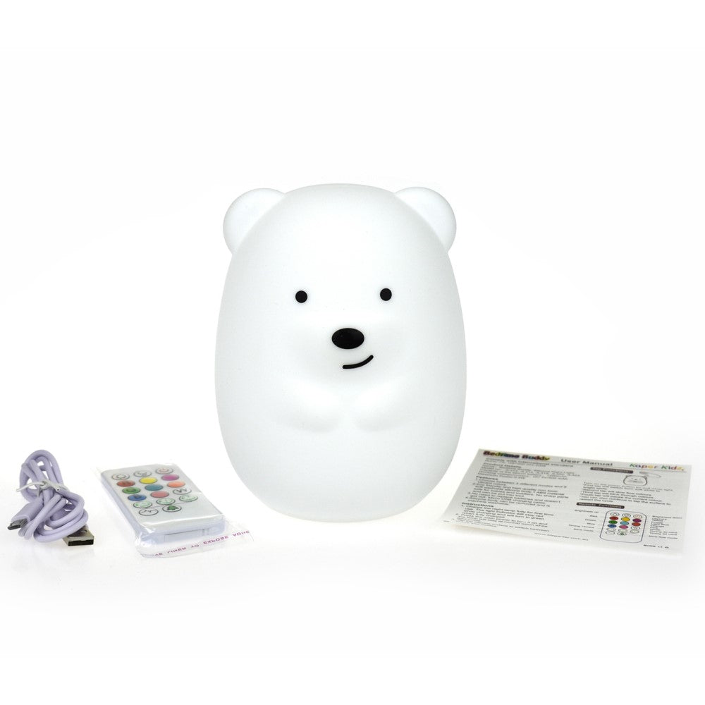 Kids Rechargeable Night Light With Remote Teddy the Bear