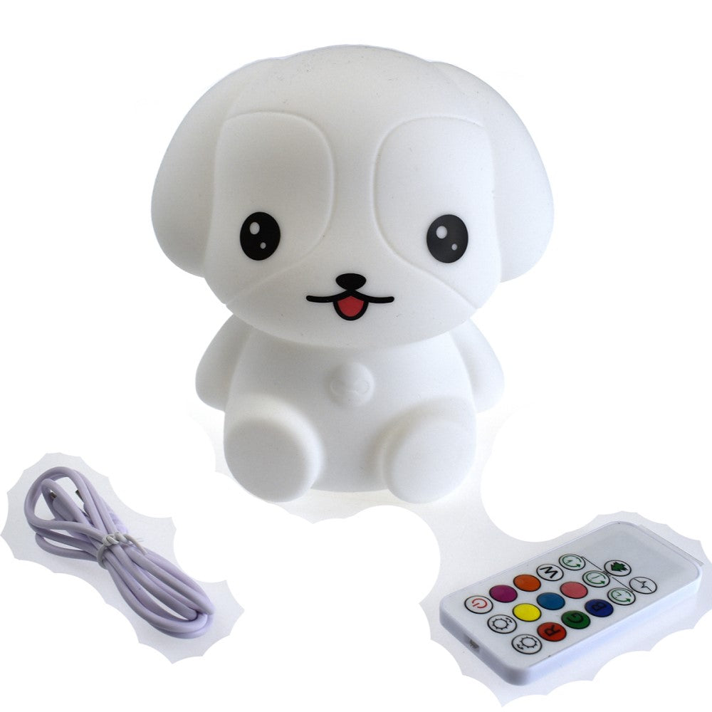 Kids Rechargeable Night Light With Remote Milo the Dog