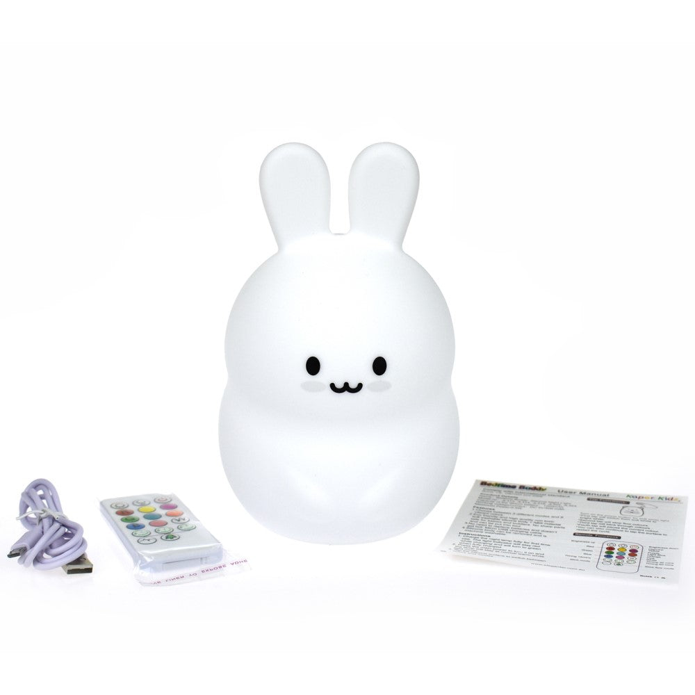 Kids Rechargeable Night Light With Remote Bugsy the Bunny