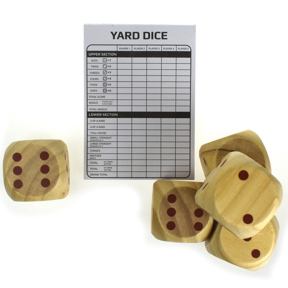 Kids Wooden Dice Lawn Game