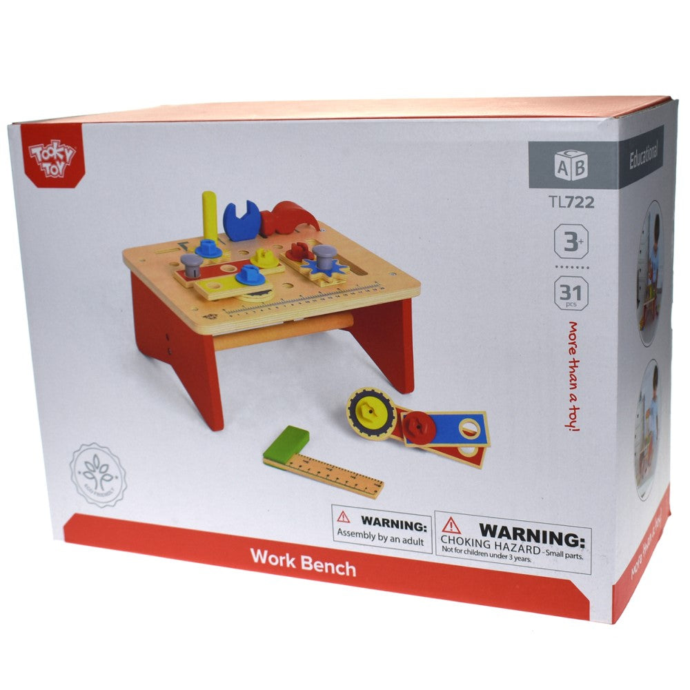 Kids Wooden Mechanic Workbench