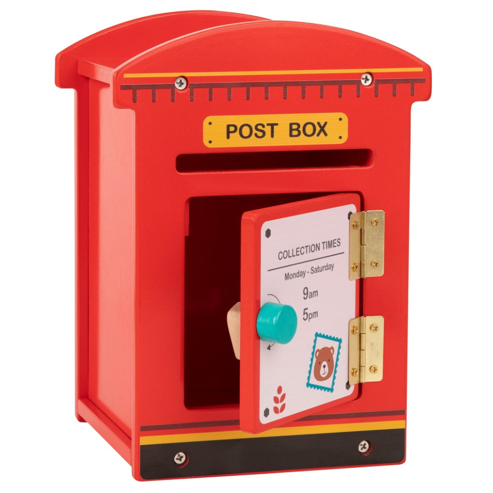 Kids Wooden Post Box Playset