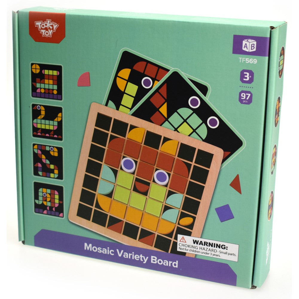 Kids Wooden Variety Tiles Board Game